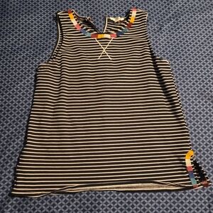 Andre by Unit Embroider Detail Tank Top
